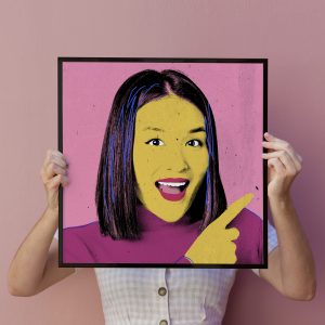 Ritratto POP 66x66